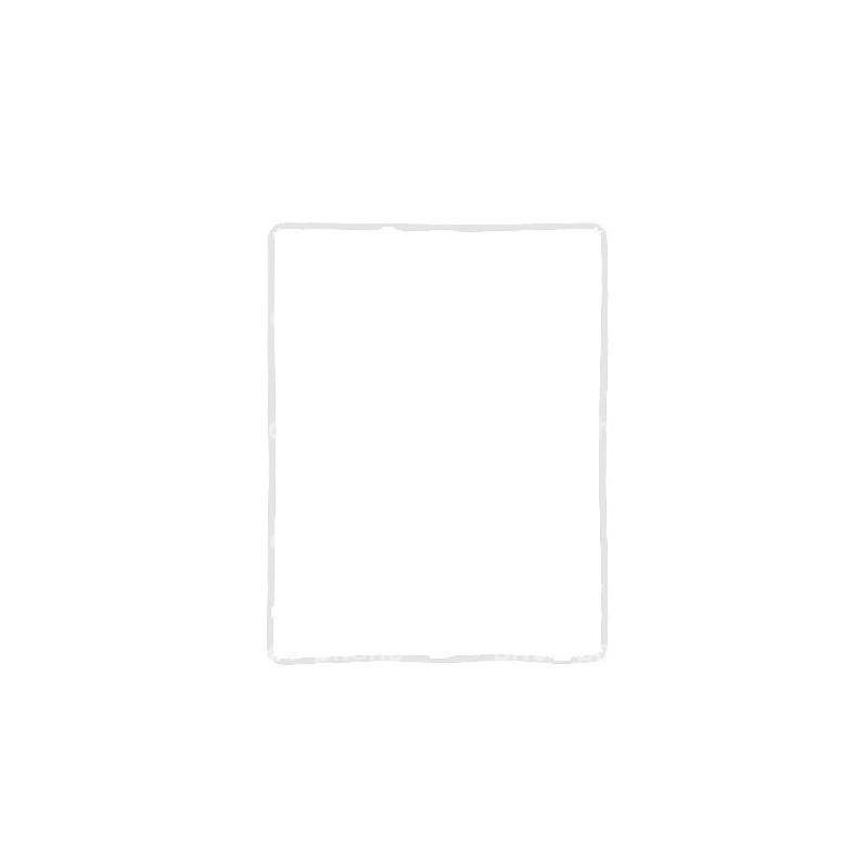 Joint blanc (contour de la vitre) autocollant pour iPad 4 photo 2