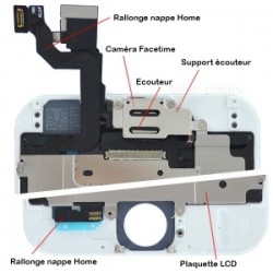 Ecran BLANC iPhone 5 RAPPORT QUALITE / PRIX pré-assemblé photo 3