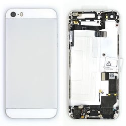 Coque arrière Silver pour iPhone 5S complète photo 2