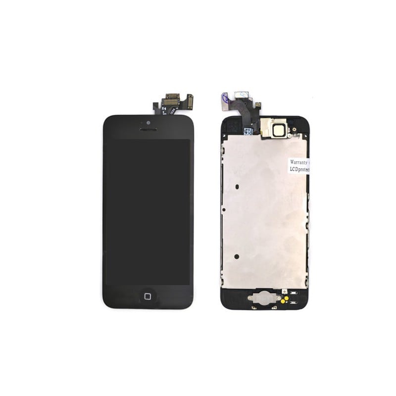 Ecran NOIR iPhone 5C RAPPORT QUALITE / PRIX pré-assemblé photo 2