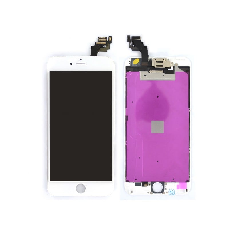 Ecran BLANC iPhone 6 PLUS RAPPORT QUALITE / PRIX pré-assemblé photo 2