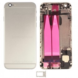 Coque arrière Silver pour iPhone 6 complète photo 2