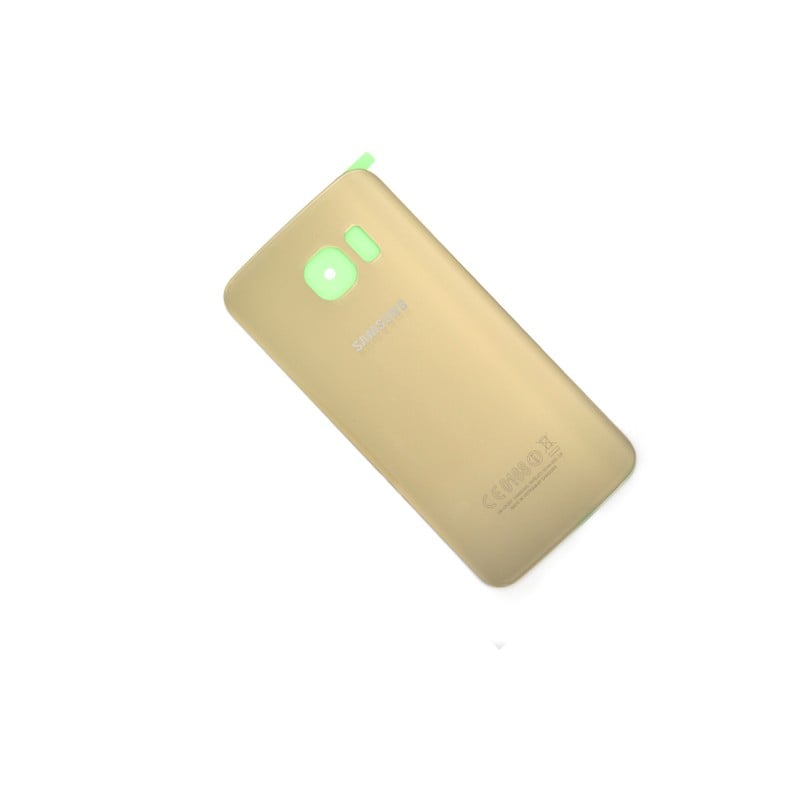 Vitre arrière Gold pour Samsung Galaxy S6 Edge photo 2