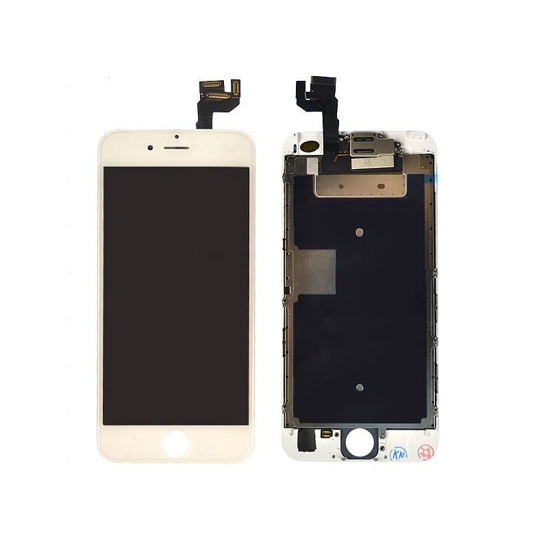 Ecran BLANC iPhone 6S PREMIUM pré-assemblé photo 2