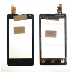 Vitre Noire sans châssis pour NOKIA Lumia 435 / 435 Dual Sim photo 2