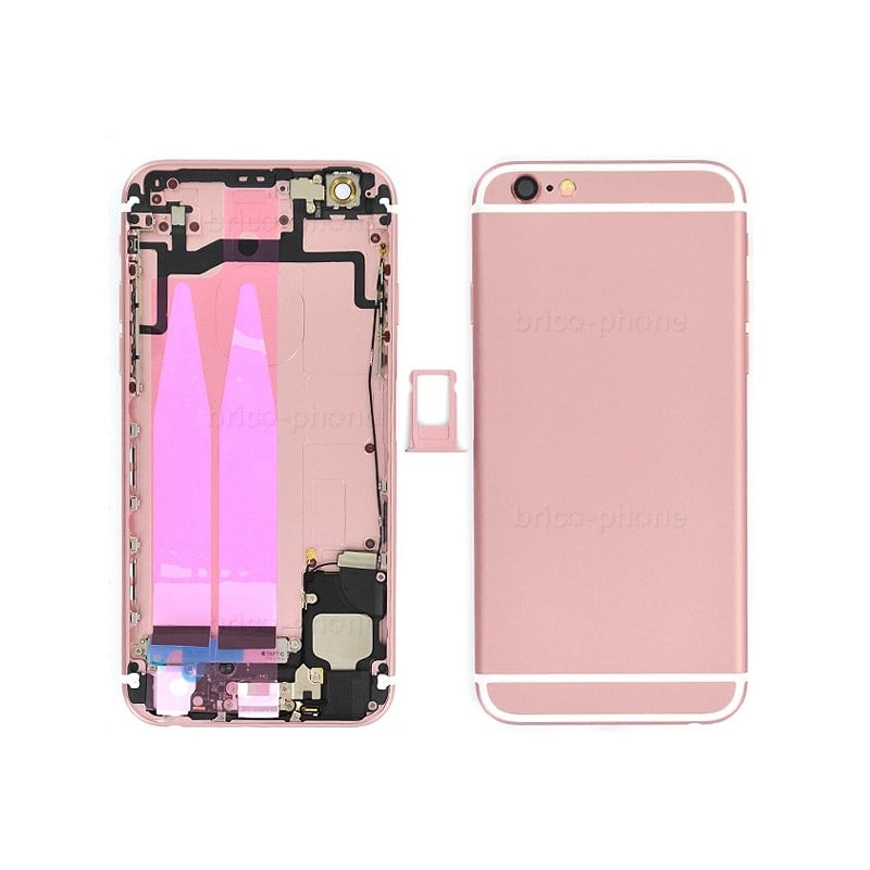 Coque arrière Rose Gold pour iPhone 6S complète photo 2