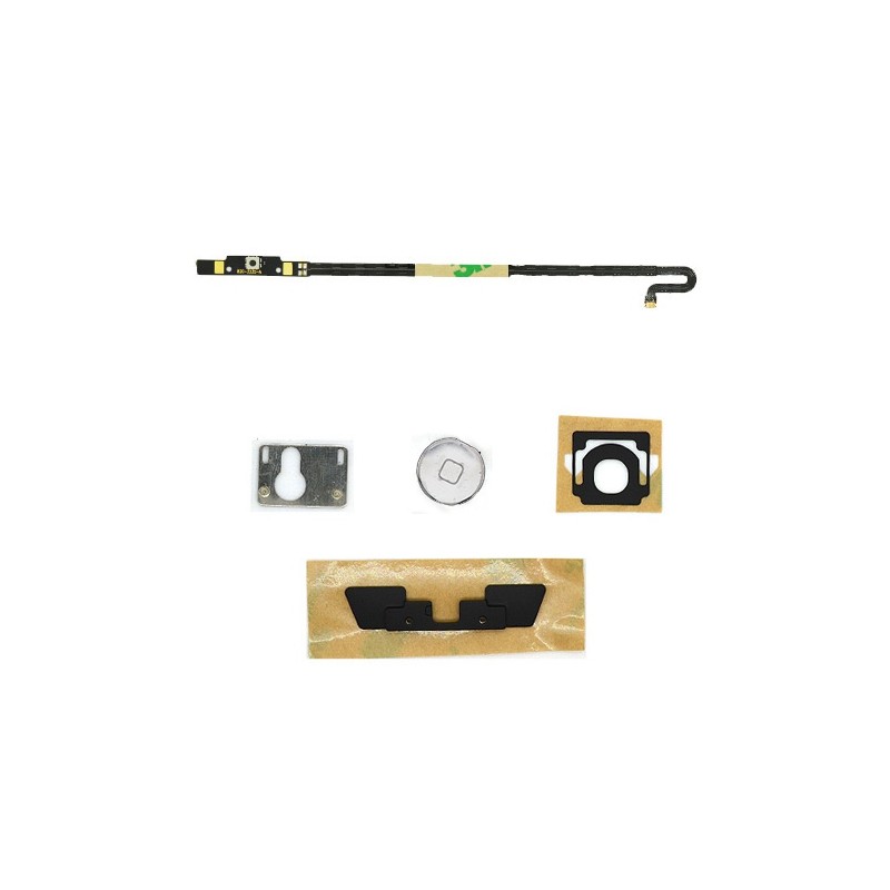 Pack de remplacement bouton home pour iPad 4 Blanc photo 2