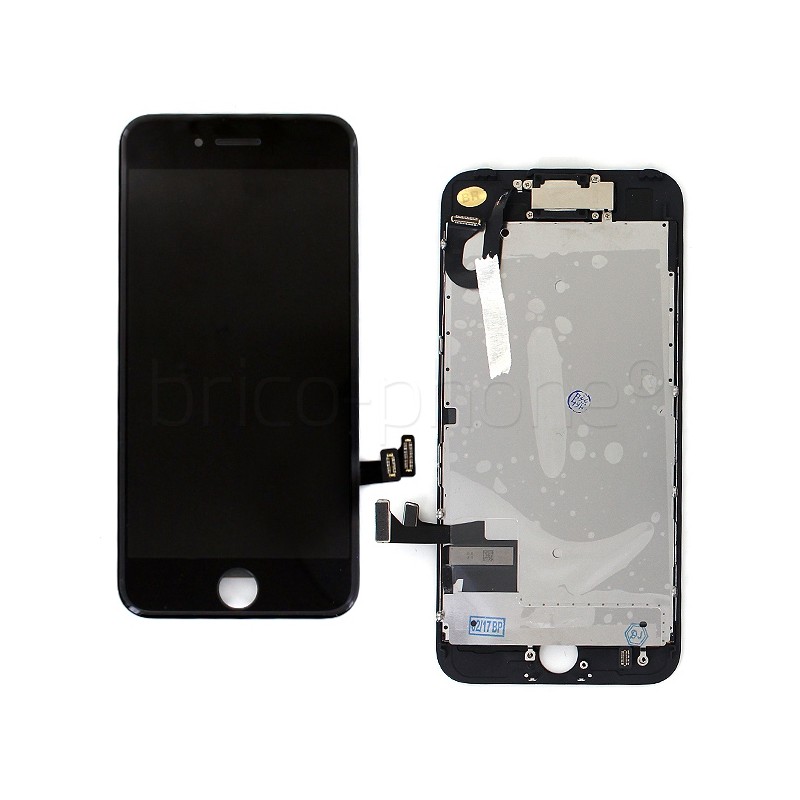 Ecran NOIR iPhone 7 RAPPORT QUALITE / PRIX pré-assemblé photo 2