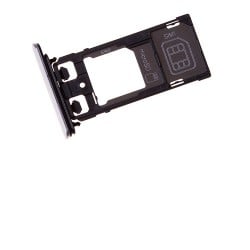 Rack tiroir cartes SIM et SD Blanc pour Sony Xperia X Performance Dual photo 2