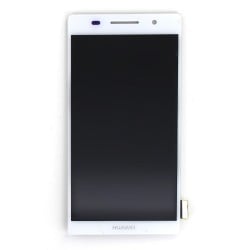 Ecran blanc avec vitre et LCD pour Huawei P6 photo 2