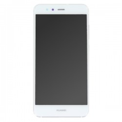 Bloc Ecran Blanc COMPLET prémonté + batterie sur chassis pour Huawei P10 Lite photo 2