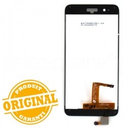 Ecran Blanc avec vitre et LCD sans châssis pour Huawei P8 Lite Smart (GR3) photo 3