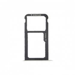 Rack tiroir cartes SIM et SD Blanc pour Huawei P9 Lite photo 2