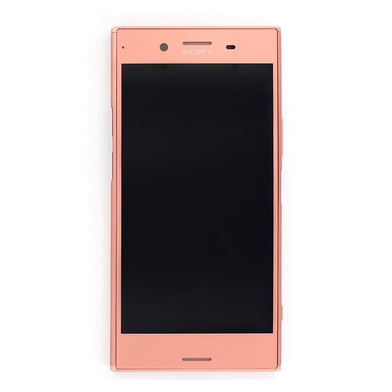 Bloc Ecran avec châssis pour Sony Xperia XZ Premium Rose photo 2