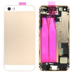 Coque arrière pour iPhone SE Or photo 2