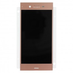 Ecran Rose avec Vitre et LCD prémontés pour Sony Xperia XZ1 photo 2