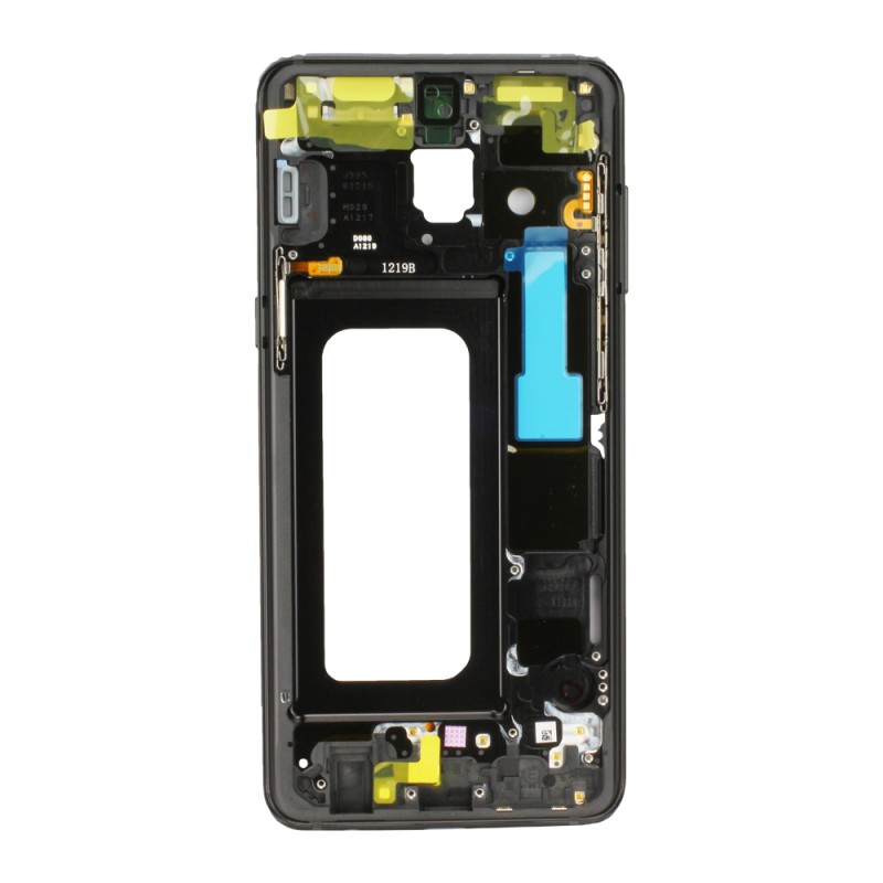 Châssis Intermédiaire Noir pour Samsung Galaxy A8 2018