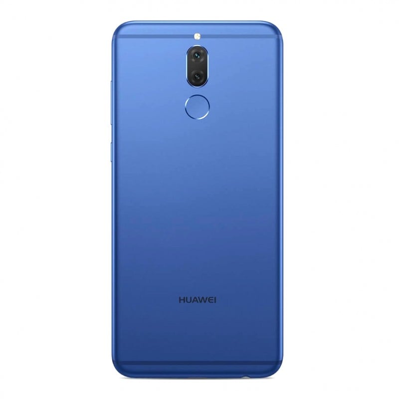 Coque arrière avec chassis et lecteur d'empreintes pour Huawei Mate 10 Lite Bleu photo 2