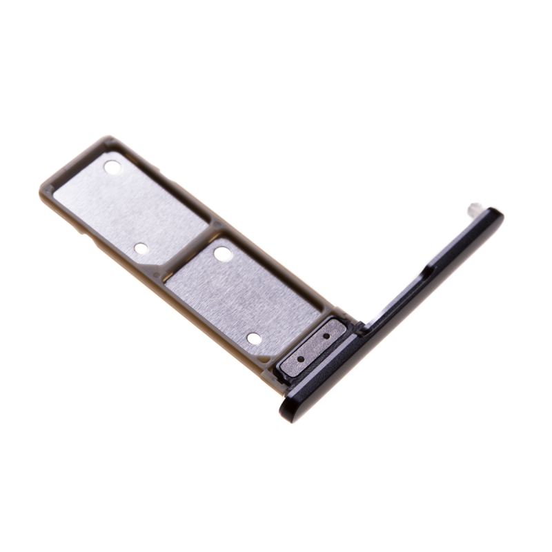 Rack tiroir pour 2 cartes SIM pour Sony Xperia XA2 Ultra Dual Noir