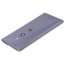 Coque arrière avec chassis et lecteur d'empreintes pour Sony Xperia XZ2 / XZ2 Dual Argent Photo 4