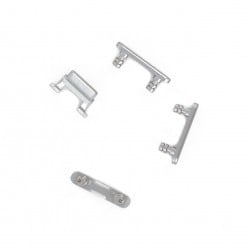 Lot de 4 boutons pour iPhone 8 Argent Phpto 1