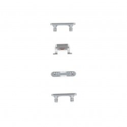 Lot de 4 boutons pour iPhone 8 Argent Photo 2