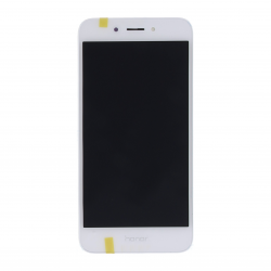 Bloc Ecran Blanc COMPLET prémonté sur chassis + batterie pour Huawei Honor 6A photo 1