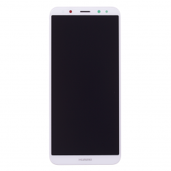 Bloc Ecran Blanc COMPLET prémonté sur chassis + batterie pour Huawei Mate 10 Lite Photo 2