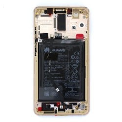 Bloc Ecran Brun Moca COMPLET prémonté sur chassis + batterie pour Huawei Mate 10 Photo 3