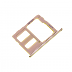 Rack tiroir carte mémoire Micro SD pour Samsung Galaxy J6 Or Photo 1