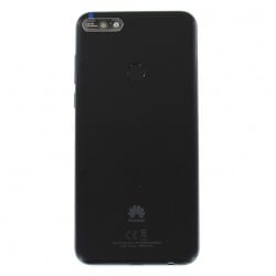 Coque arrière Noire avec lecteur d'empreinte pour Huawei Y7 2018 photo 2