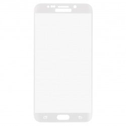 Protecteur d'écran en verre trempé blanc incurvé pour Samsung Galaxy S6 Edge Photo 2