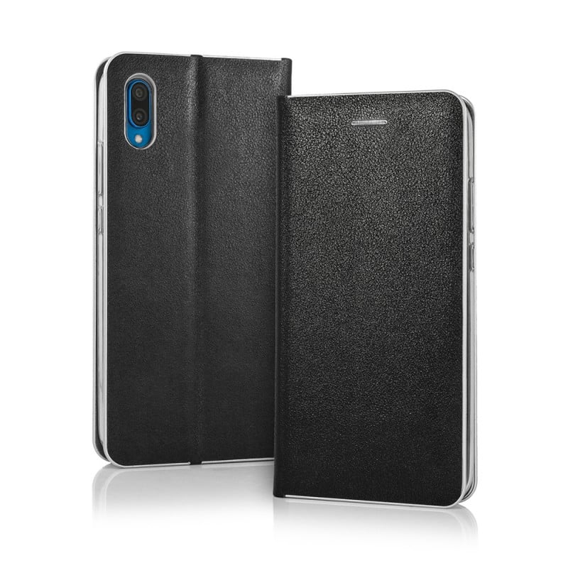 Housse portefeuille Smart Venus avec effet cuir noir pour iPhone X et XS Photo 1