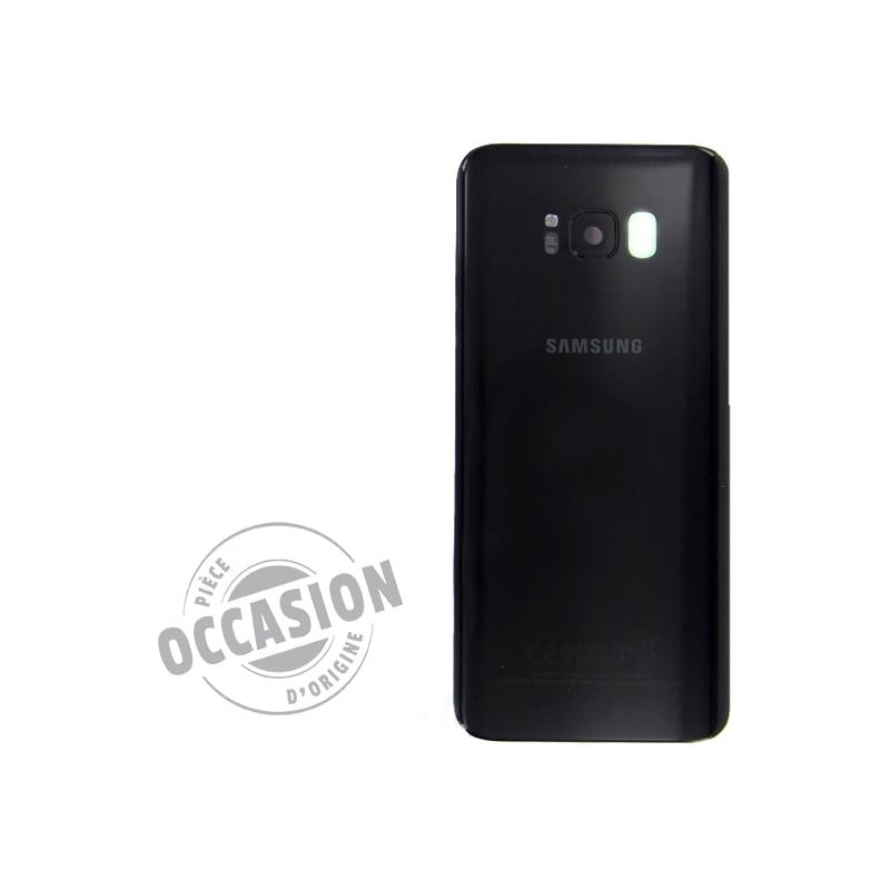 Vitre arrière d'occasion pour Samsung Galaxy S8 Noir Carbone_photo 1