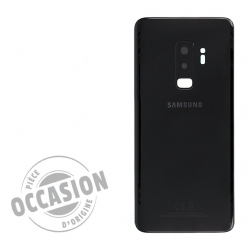 Vitre arrière d'occasion pour Samsung Galaxy S9 Plus Noir Carbone Photo 1