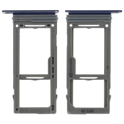 Rack tiroir carte SIM et SD Bleu pour Samsung Galaxy NOTE 9_photo1