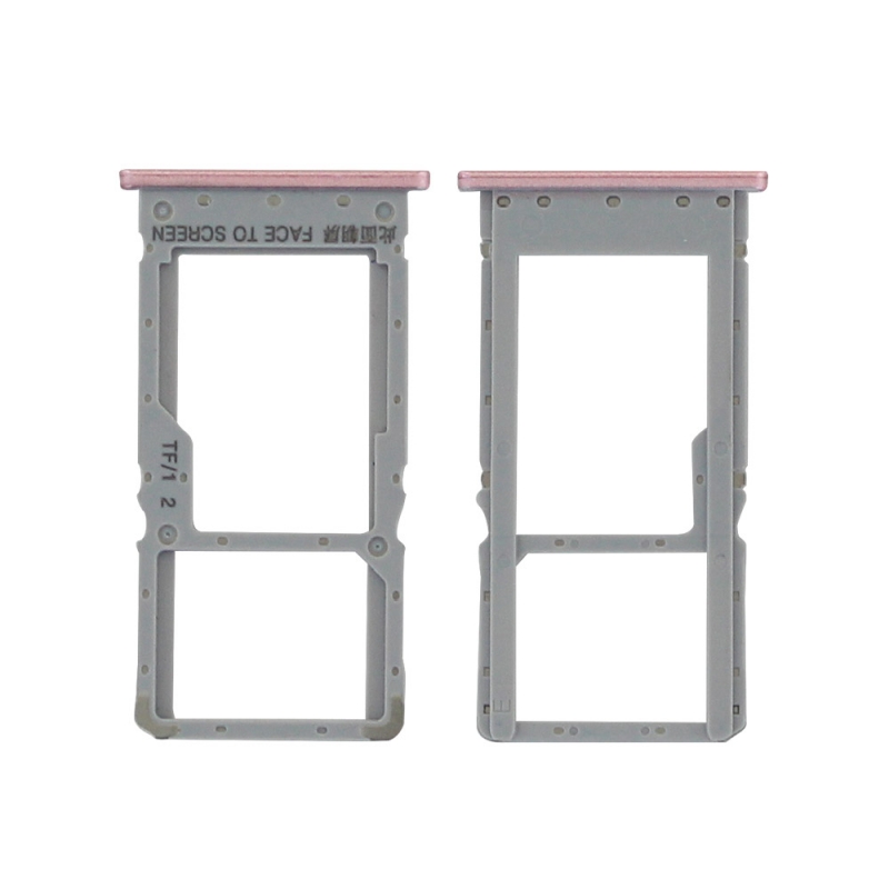 Rack tiroir carte SIM + Micro SD Rose pour Xiaomi Redmi Note 6 Pro_photo1