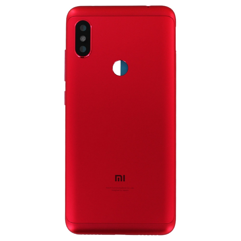 Coque arrière Rouge pour Xiaomi Redmi Note 6 Pro_photo1