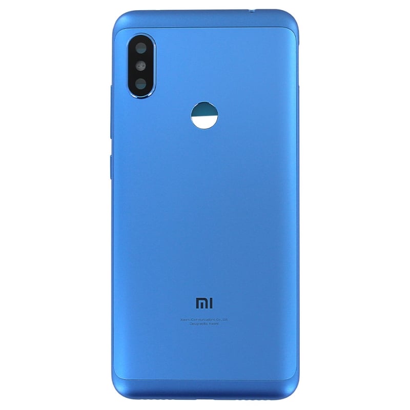 Coque arrière Bleue pour Xiaomi Redmi Note 6 Pro_photo1