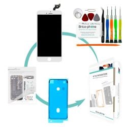 Kit de réparation Brico-phone avec écran BLANC iPhone 6S Plus RAPPORT QUALITE / PRIX Pré-assemblé