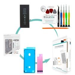 Kit de réparation Brico-phone avec batterie identique à l'originale iPhone 6S Plus