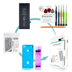 Kit de réparation Brico-phone avec batterie identique à l'origine iPhone 8