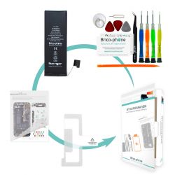 Kit de remplacement Brico-phone avec batterie compatible iPhone 5