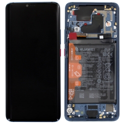 Bloc écran bleu avec batterie d'origine pour remettre à neuf un Mate 20 Pro_1