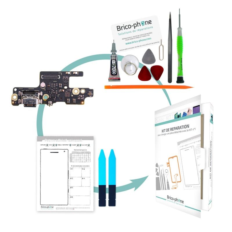 Kit de réparation Connecteur de charge Xiaomi Redmi Note 7