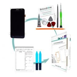 Kit de remplacement Ecran complet NOIR Samsung Galaxy J3 2016