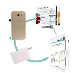 Kit de remplacement Vitre arrière GOLD Samsung Galaxy A5 2017