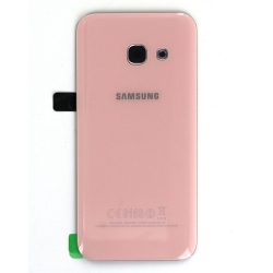 Vitre arrière Rose pour Samsung Galaxy A3 2017 photo 2