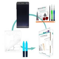 Kit pour remplacer l'écran NOIR vitre et LCD Sony Xperia XA ULTRA