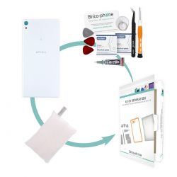 Kit pour remplacer la vitre arrière BLANCHE Sony Xperia XA Ultra